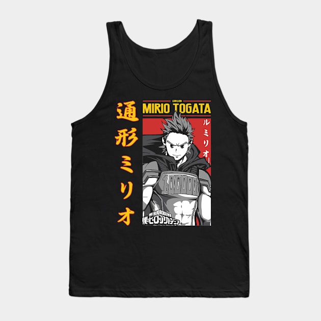 Mirio Anime Fanart Tank Top by Planet of Tees